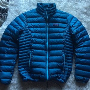 Teal women’s Patagonia puffer